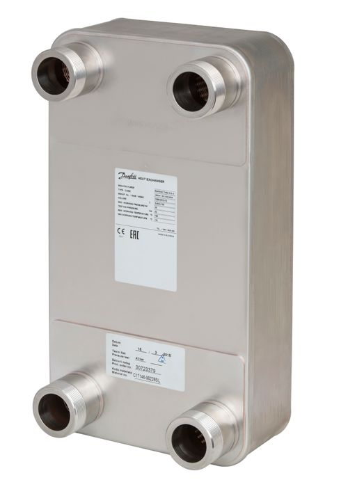 Danfoss-geloeteter-Waermeuebertrager-MPHE-XB-52M-1-100-PN25-G-2-A-x-50mm-004H4530 gallery number 1